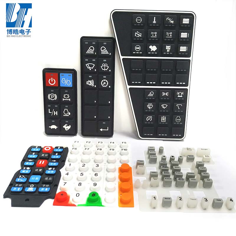 博皓硅橡膠按鍵訂制廠(chǎng)家