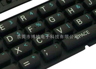 硅膠按鍵絲印放大圖