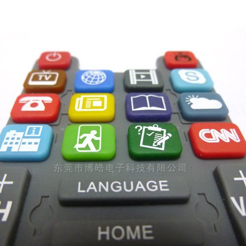 絲印工藝&mdash;&mdash;個性遙控器硅膠按鍵