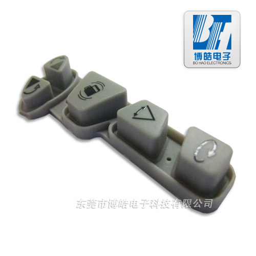 具有導(dǎo)電功能的測(cè)試儀器硅膠按鍵內(nèi)置油墨導(dǎo)電