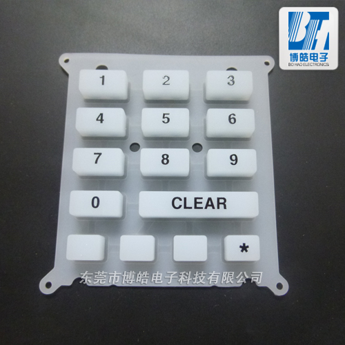 座機(jī)電話(huà)油墨導(dǎo)電硅膠按鍵支持定制