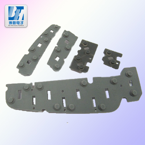 博皓導航音響內(nèi)部帶有碳粒的內(nèi)襯硅膠按鍵