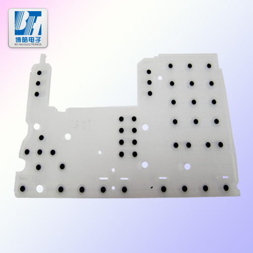 博皓制造一款專用于公用電話機(jī)內(nèi)部的導(dǎo)電硅膠按鍵