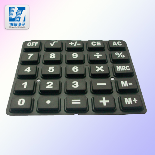 用硅膠原材料做的計算器硅膠按鍵 油墨導(dǎo)電工藝