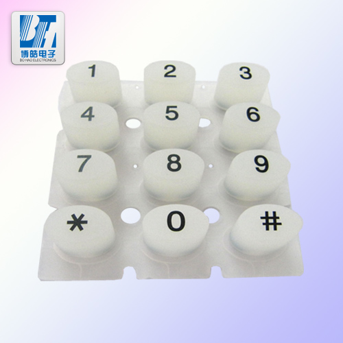 東莞銀聯(lián)簡易pos機硅膠制品 生產硅膠按鍵 定制硅膠密碼器按鍵
